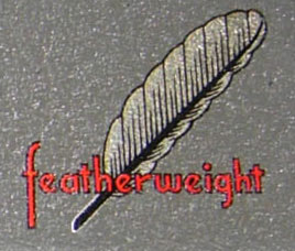 featherweight decal logo